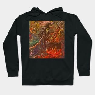 Halloween Witch Brewing Spirits Hoodie